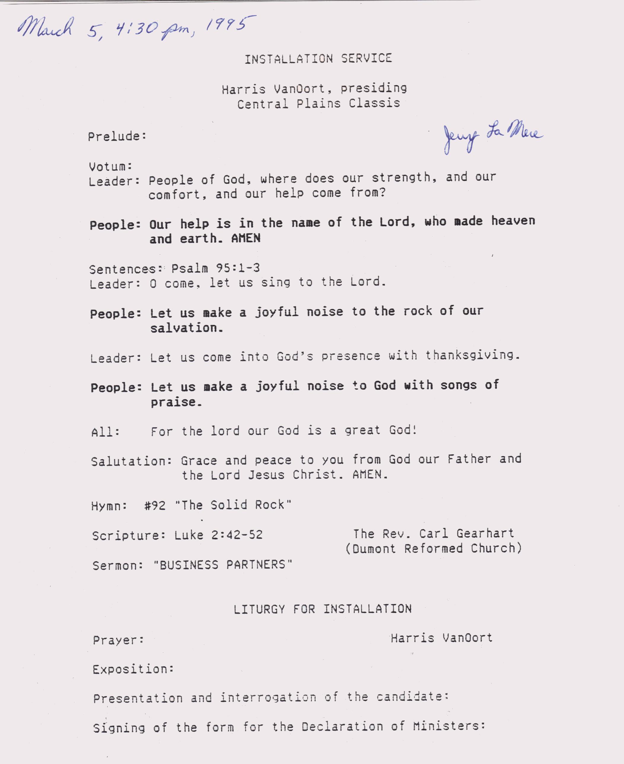 1995: Darrell Dalman installation (2)